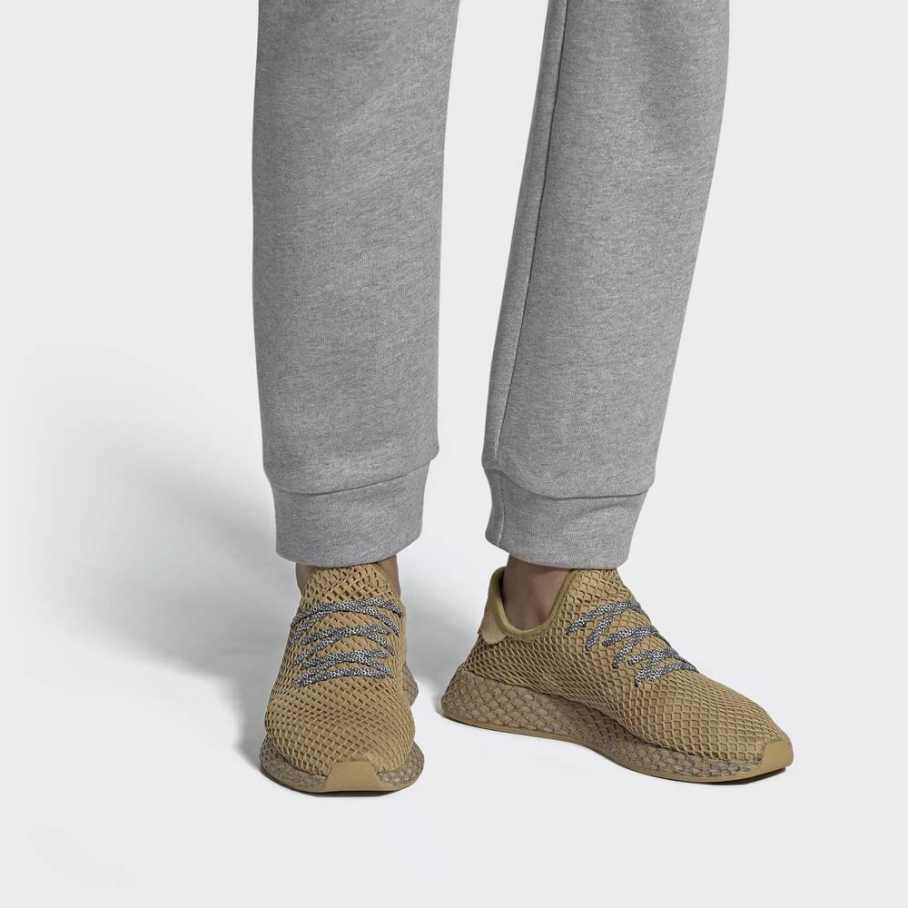 Adidas Deerupt Runner Tenis Beige Para Hombre (MX-49524)
